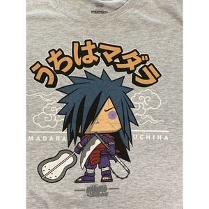 Funko Pop Shirt Naruto Shippuden GameStop Exclusive Gray Graphic Tee Only 2XL